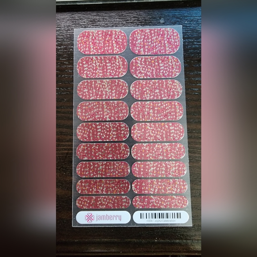 Jamberry - red sparkle